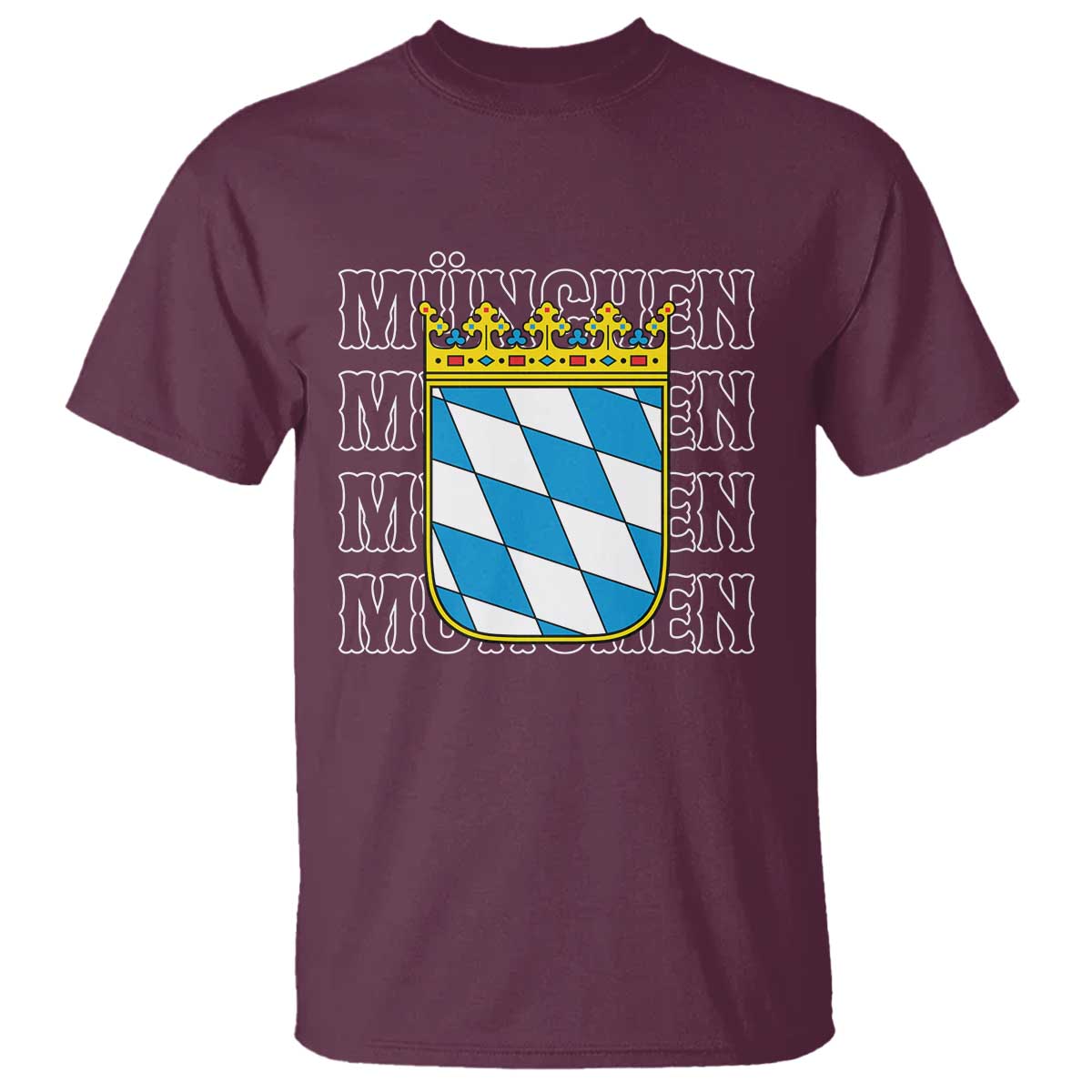 Munich München Germany Bavaria Coat of Arms Souvenir T Shirt