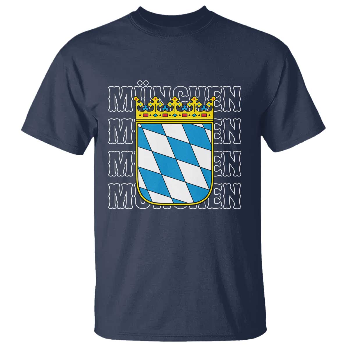 Munich München Germany Bavaria Coat of Arms Souvenir T Shirt