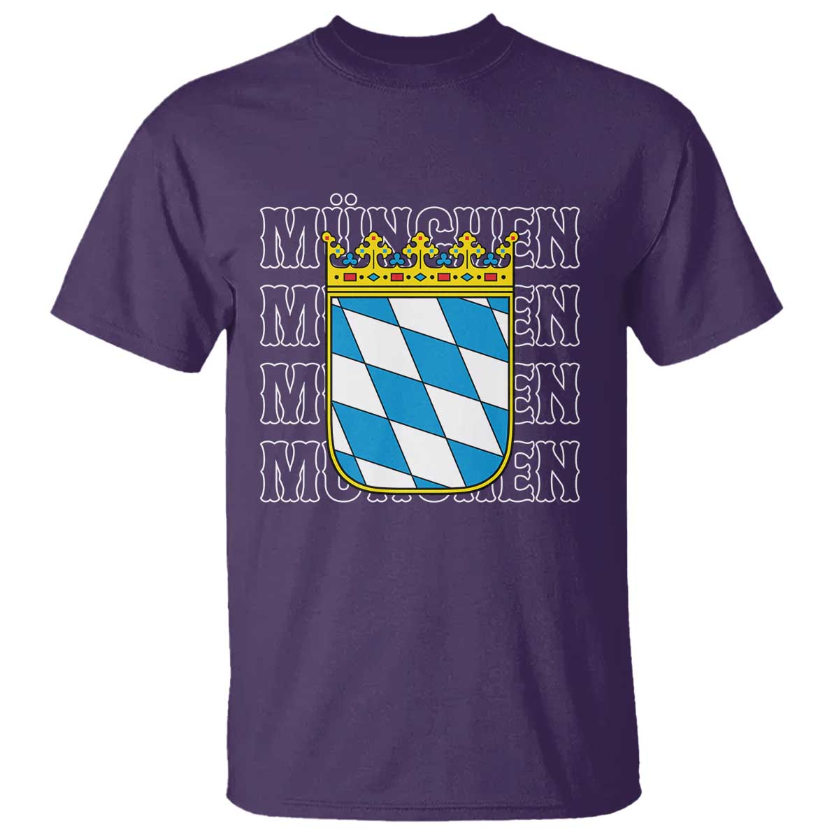 Munich München Germany Bavaria Coat of Arms Souvenir T Shirt