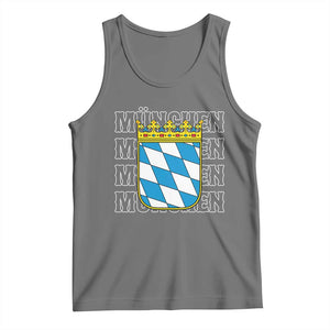 Munich München Germany Bavaria Coat of Arms Souvenir Tank Top