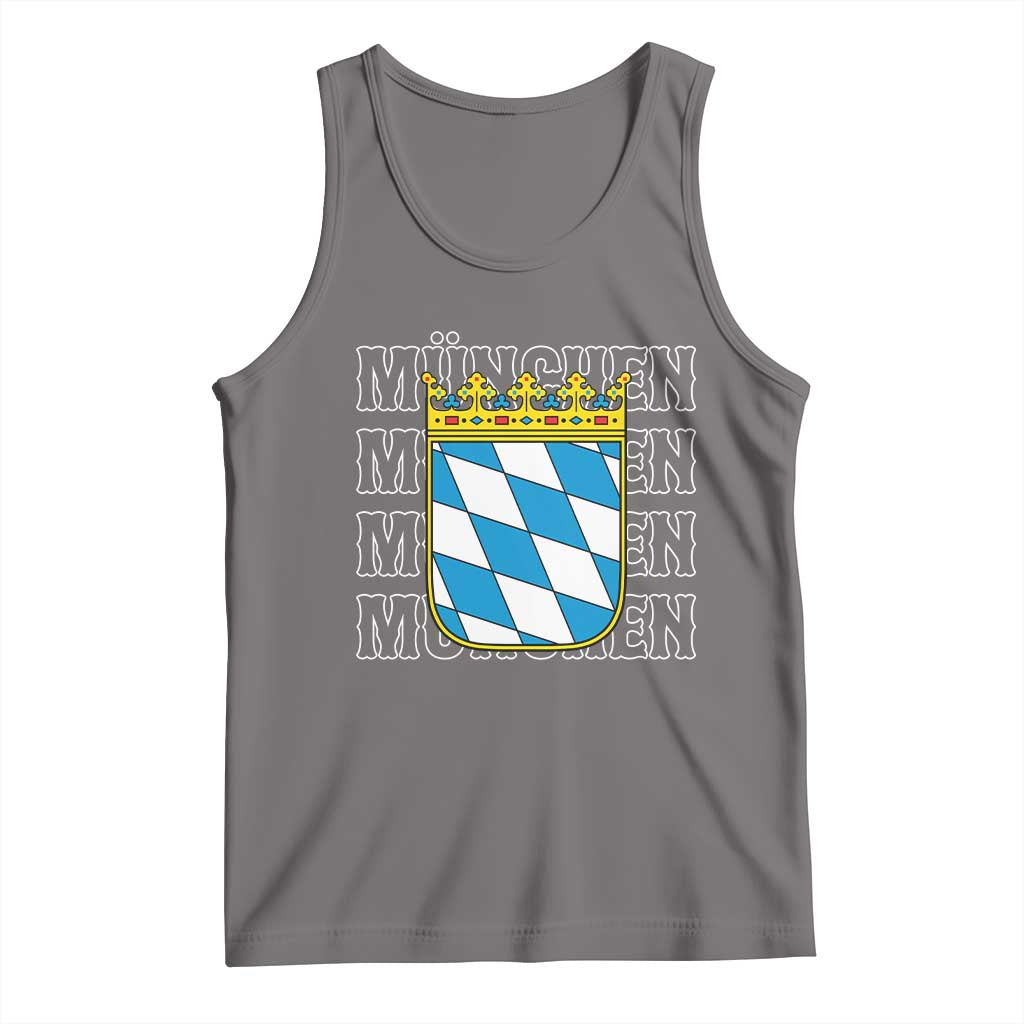 Munich München Germany Bavaria Coat of Arms Souvenir Tank Top