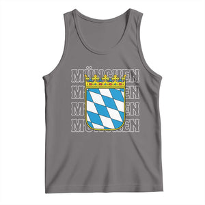 Munich München Germany Bavaria Coat of Arms Souvenir Tank Top
