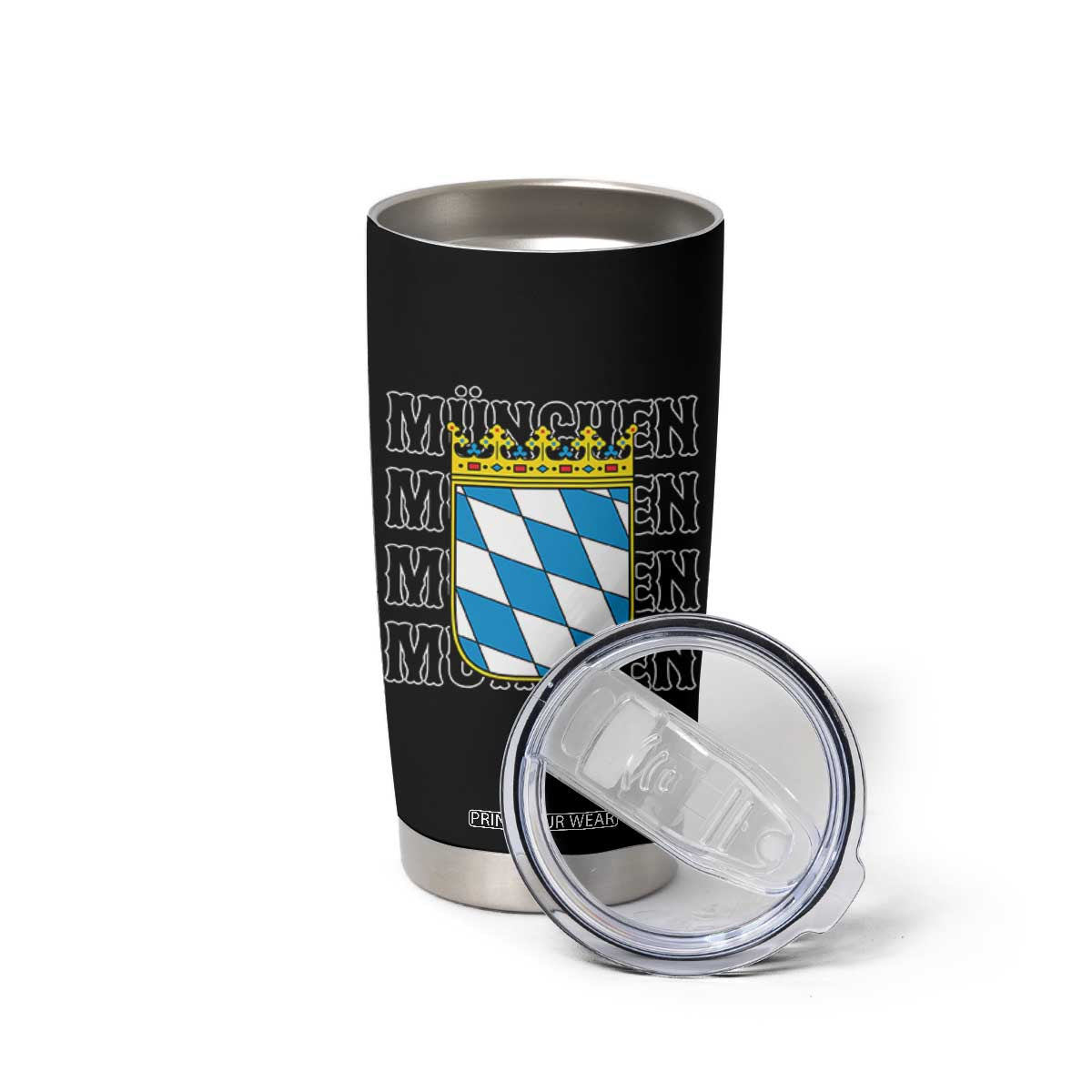 Munich München Germany Bavaria Coat of Arms Souvenir Tumbler Cup