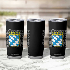 Munich München Germany Bavaria Coat of Arms Souvenir Tumbler Cup