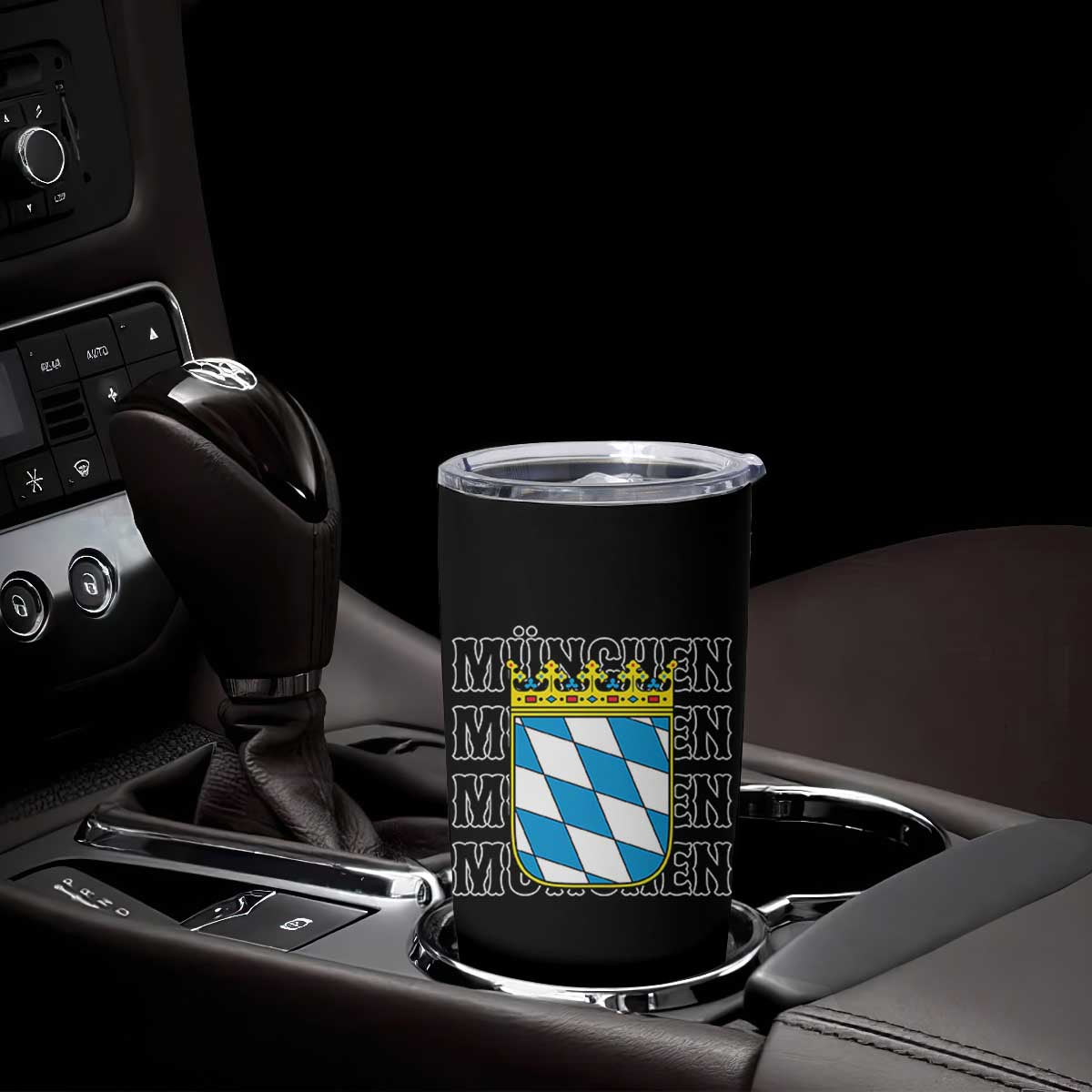 Munich München Germany Bavaria Coat of Arms Souvenir Tumbler Cup