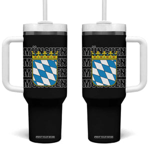 Munich München Germany Bavaria Coat of Arms Souvenir Tumbler With Handle