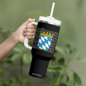 Munich München Germany Bavaria Coat of Arms Souvenir Tumbler With Handle