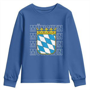 Munich München Germany Bavaria Coat of Arms Souvenir Youth Sweatshirt