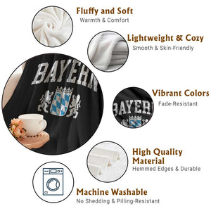 Bayern Bavaria Oktoberfest Germany German Heritage Throw Blanket