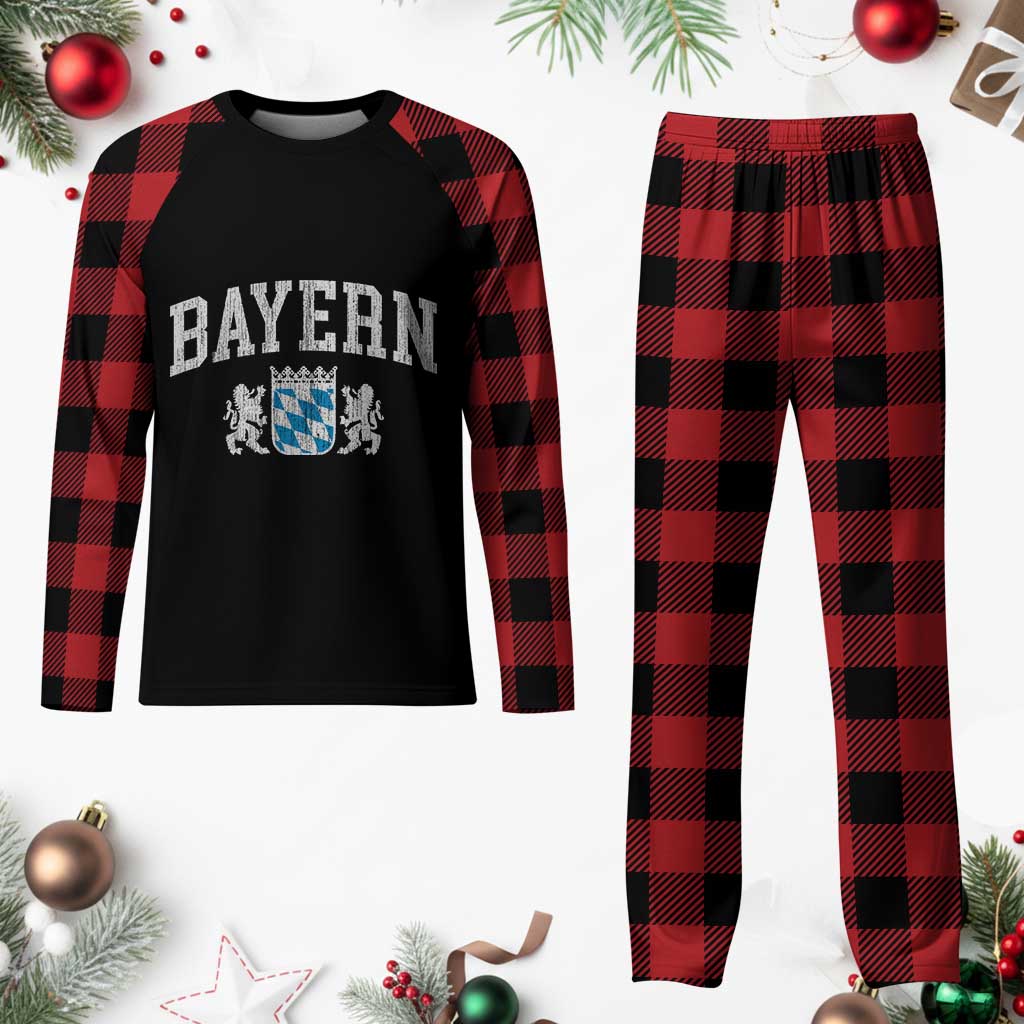 Bayern Bavaria Oktoberfest Germany German Heritage Plaid Pajama Set