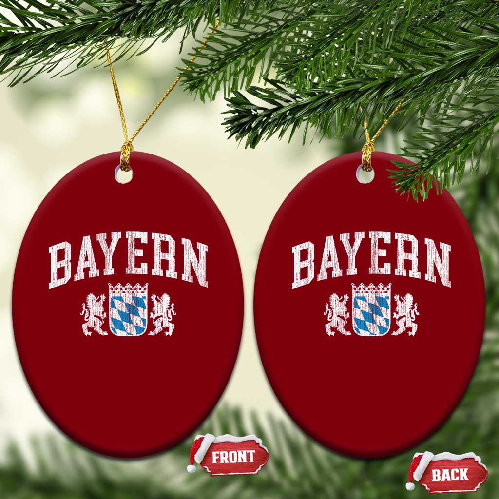 Bayern Bavaria Oktoberfest Germany German Heritage Ceramic Ornament