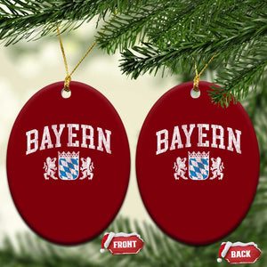 Bayern Bavaria Oktoberfest Germany German Heritage Ceramic Ornament