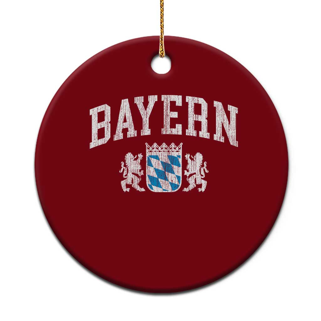 Bayern Bavaria Oktoberfest Germany German Heritage Ceramic Ornament