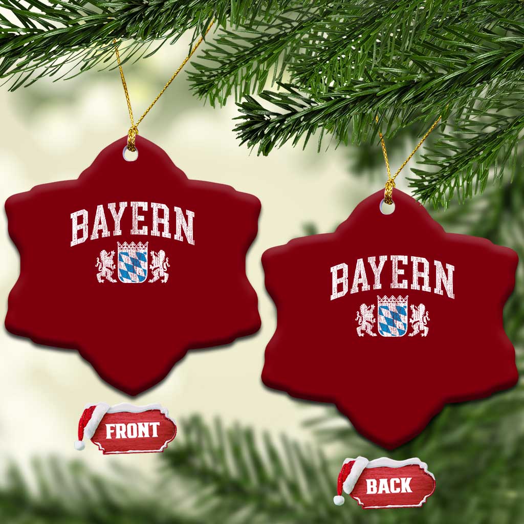 Bayern Bavaria Oktoberfest Germany German Heritage Ceramic Ornament