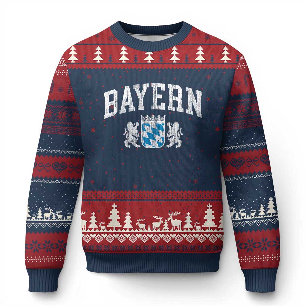 Bayern Bavaria Oktoberfest Germany German Heritage Ugly Christmas Sweater