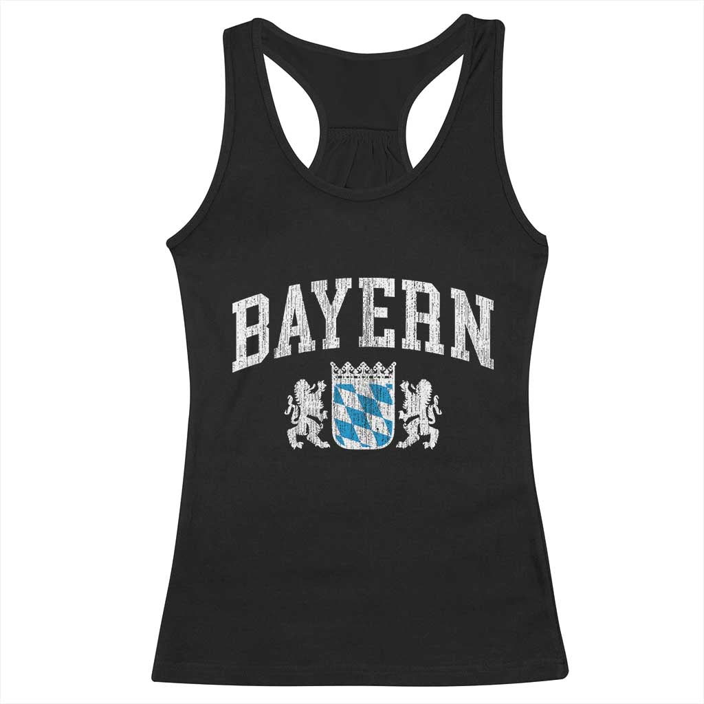 Bayern Bavaria Oktoberfest Germany German Heritage Racerback Tank Top