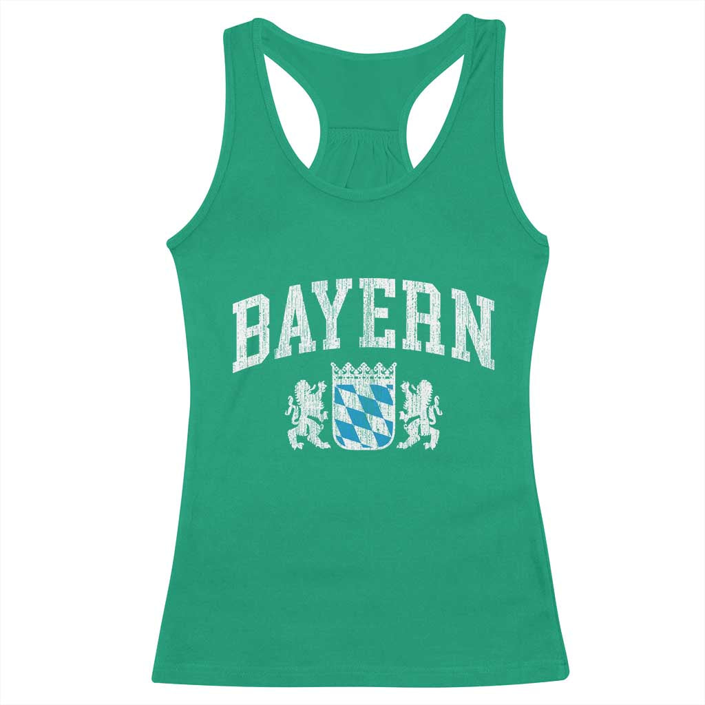 Bayern Bavaria Oktoberfest Germany German Heritage Racerback Tank Top