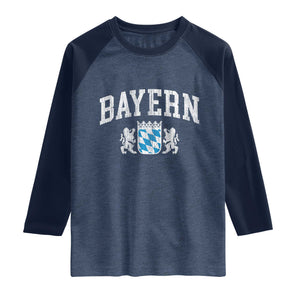 Bayern Bavaria Oktoberfest Germany German Heritage Raglan Shirt
