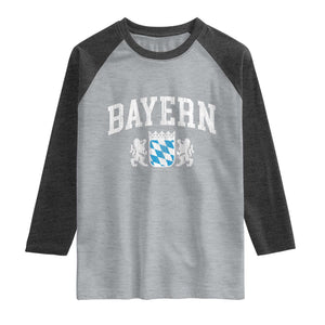 Bayern Bavaria Oktoberfest Germany German Heritage Raglan Shirt