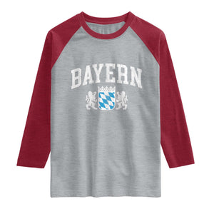 Bayern Bavaria Oktoberfest Germany German Heritage Raglan Shirt