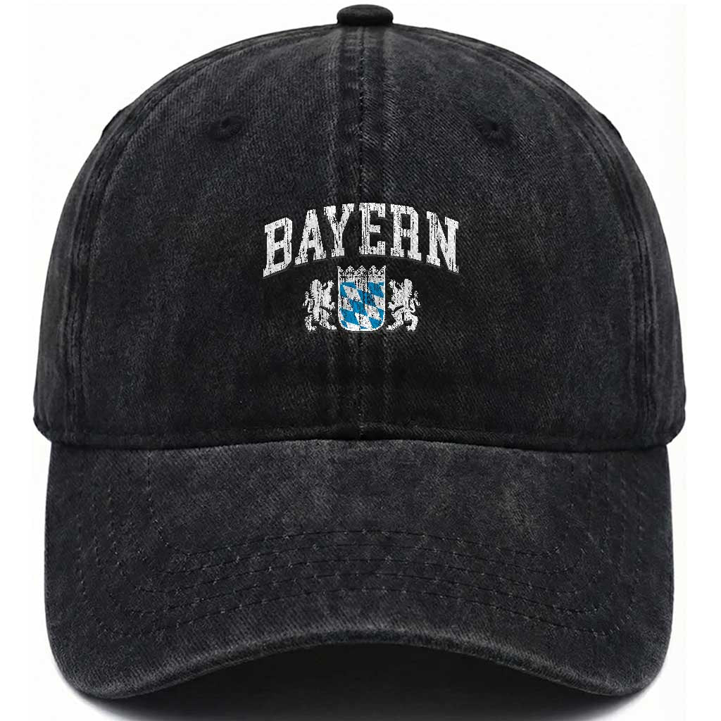 Bayern Bavaria Oktoberfest Germany German Heritage Washed Cotton Baseball Cap