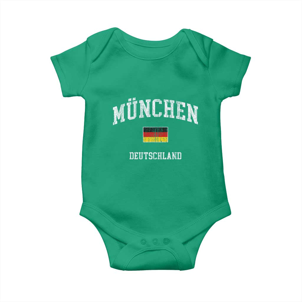 Munich München Germany German Flag Deutschland Baby Onesie