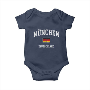 Munich München Germany German Flag Deutschland Baby Onesie