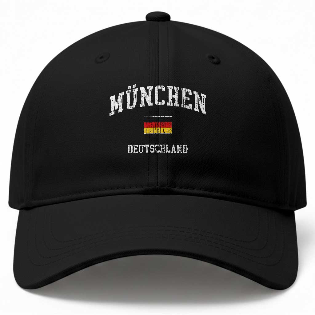 Munich München Germany German Flag Deutschland Baseball Cap