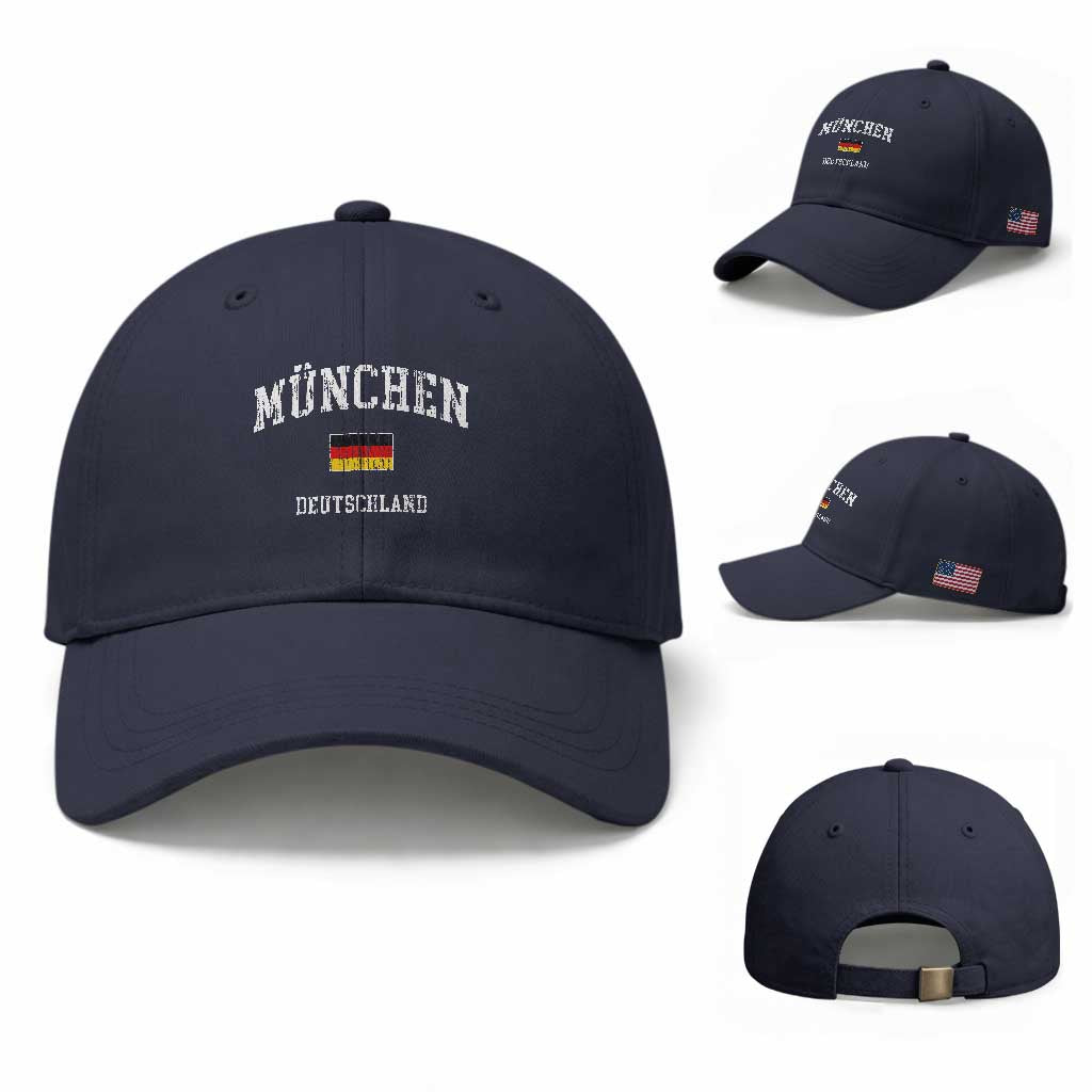Munich München Germany German Flag Deutschland Baseball Cap