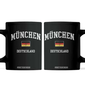 Munich München Germany German Flag Deutschland Coffee Mug