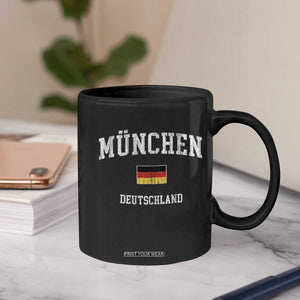 Munich München Germany German Flag Deutschland Coffee Mug