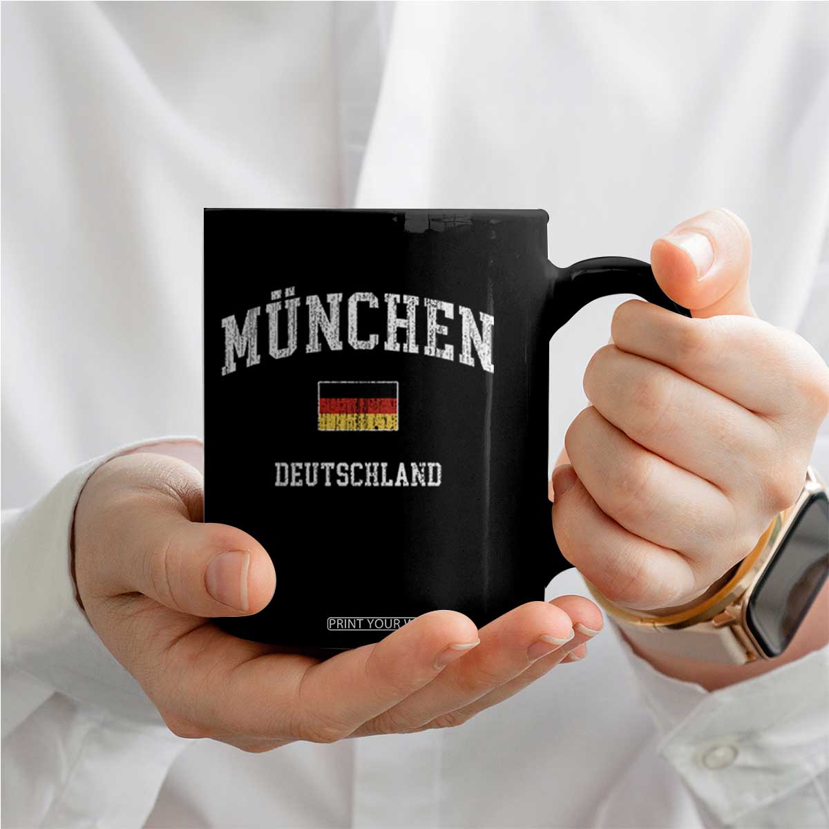 Munich München Germany German Flag Deutschland Coffee Mug