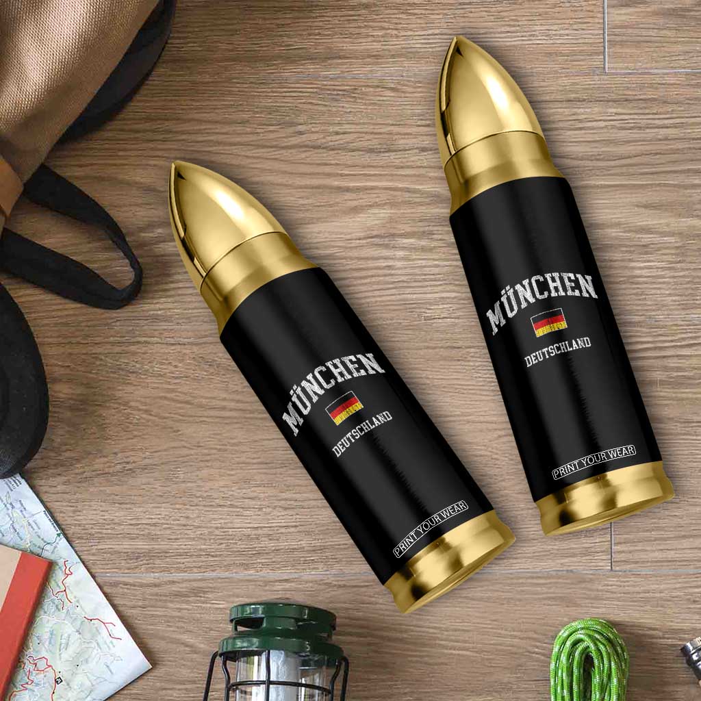 Munich München Germany German Flag Deutschland Bullet Tumbler