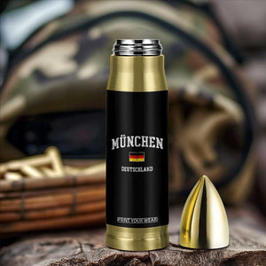 Munich München Germany German Flag Deutschland Bullet Tumbler