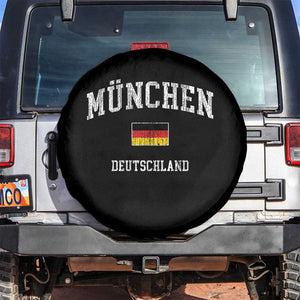 Munich München Germany German Flag Deutschland Spare Tire Cover