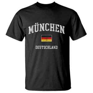 Munich München Germany German Flag Deutschland T Shirt