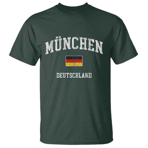 Munich München Germany German Flag Deutschland T Shirt