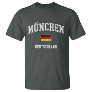 Munich München Germany German Flag Deutschland T Shirt