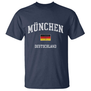 Munich München Germany German Flag Deutschland T Shirt