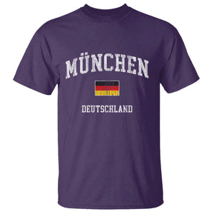 Munich München Germany German Flag Deutschland T Shirt