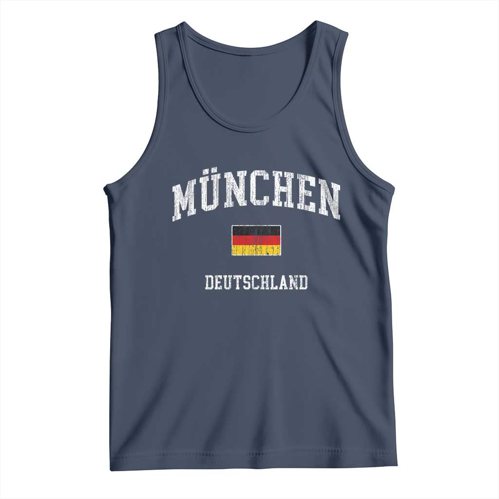 Munich München Germany German Flag Deutschland Tank Top