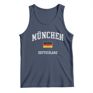 Munich München Germany German Flag Deutschland Tank Top