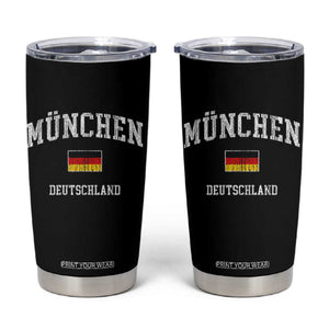 Munich München Germany German Flag Deutschland Tumbler Cup