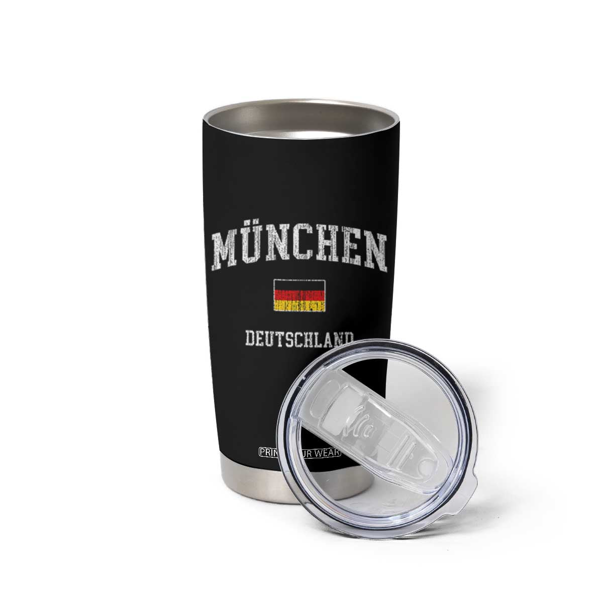 Munich München Germany German Flag Deutschland Tumbler Cup