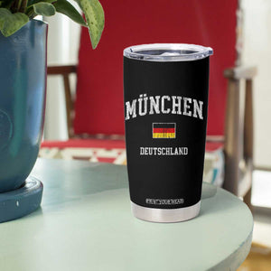 Munich München Germany German Flag Deutschland Tumbler Cup