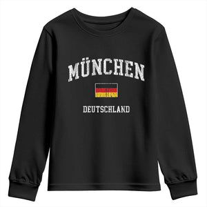 Munich München Germany German Flag Deutschland Youth Sweatshirt
