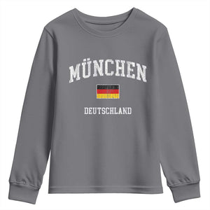 Munich München Germany German Flag Deutschland Youth Sweatshirt