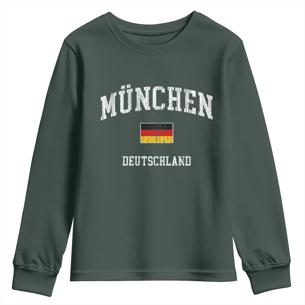 Munich München Germany German Flag Deutschland Youth Sweatshirt