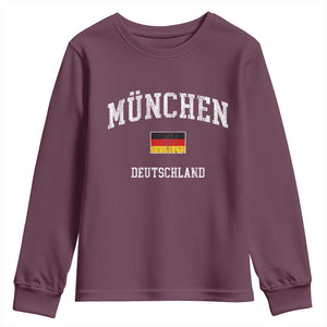 Munich München Germany German Flag Deutschland Youth Sweatshirt