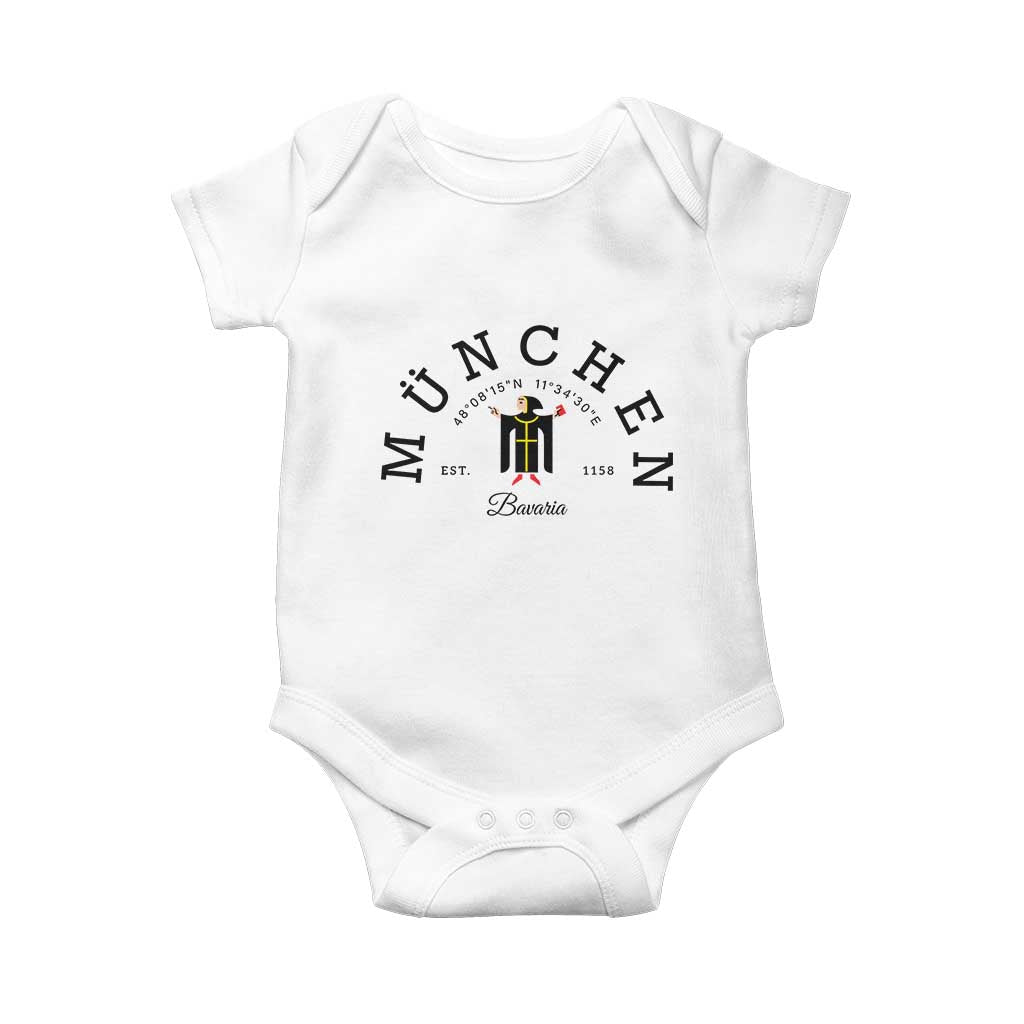 Munich München Bavaria Germany Coat of Arms Souvenir German Baby Onesie